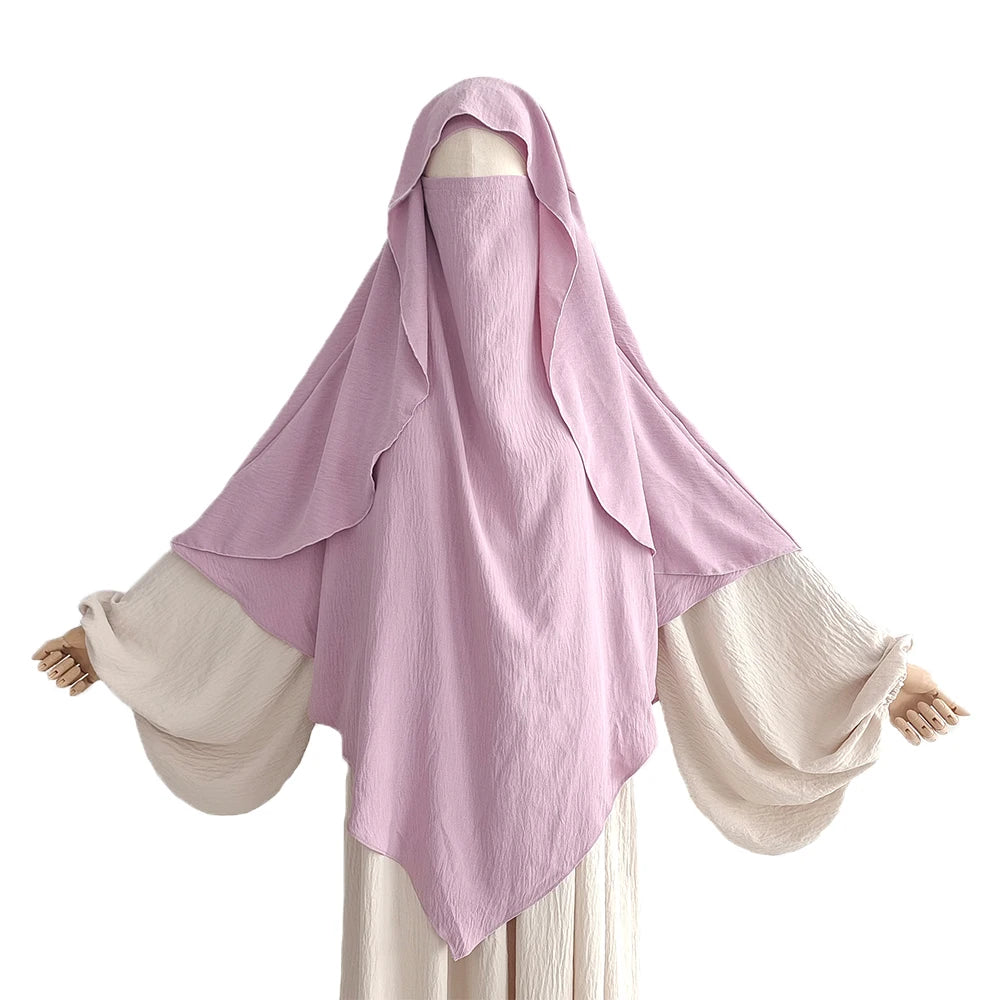 Cape Khimar with Niqab Straps