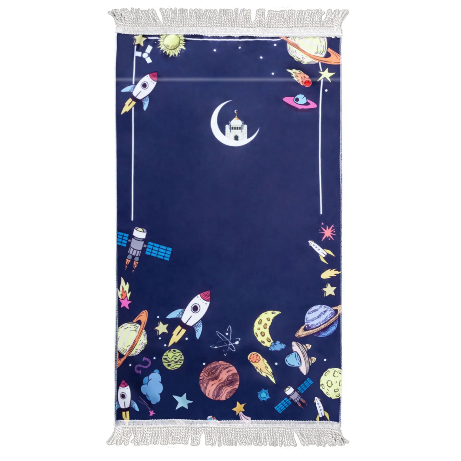 Kids Prayer Mat - Portable Islamic Prayer Rug for Children