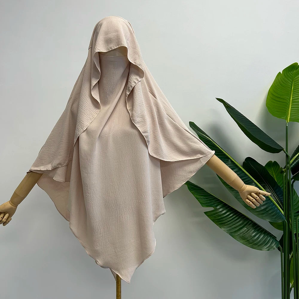 Cape Khimar with Niqab Straps