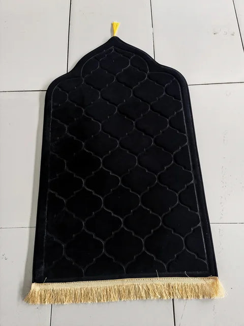 Muslim Prayer Rug - Soft Flannel Prayer Mat for Ramadan