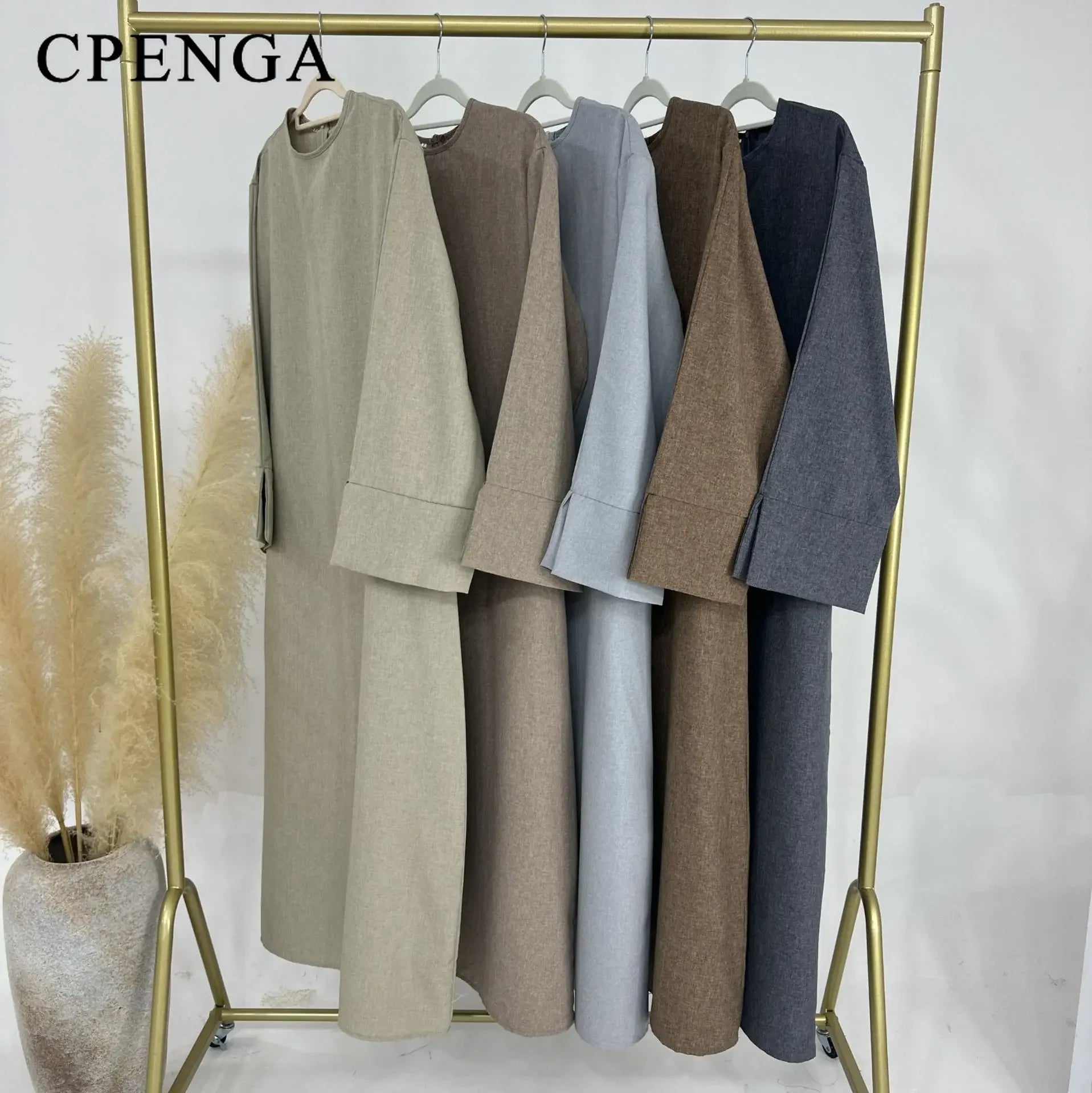 Elegant Dress Gown Female Islam Clothing