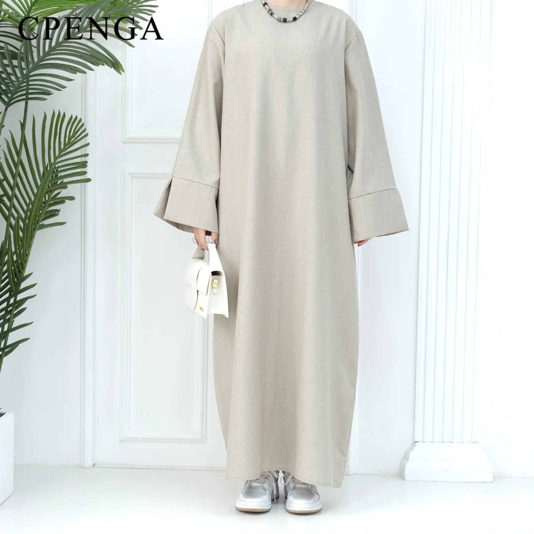Elegant Dress Gown Female Islam Clothing