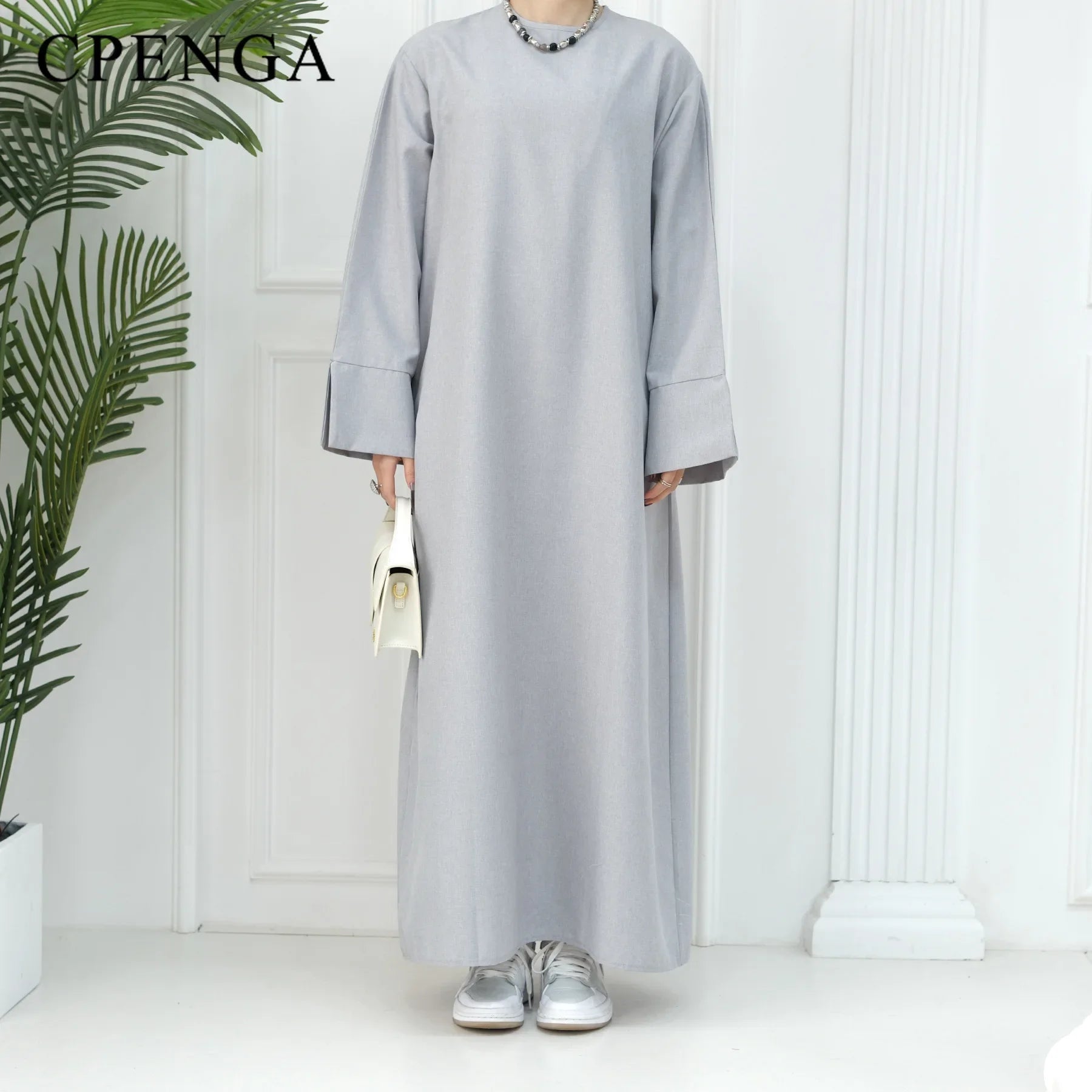 Elegant Dress Gown Female Islam Clothing