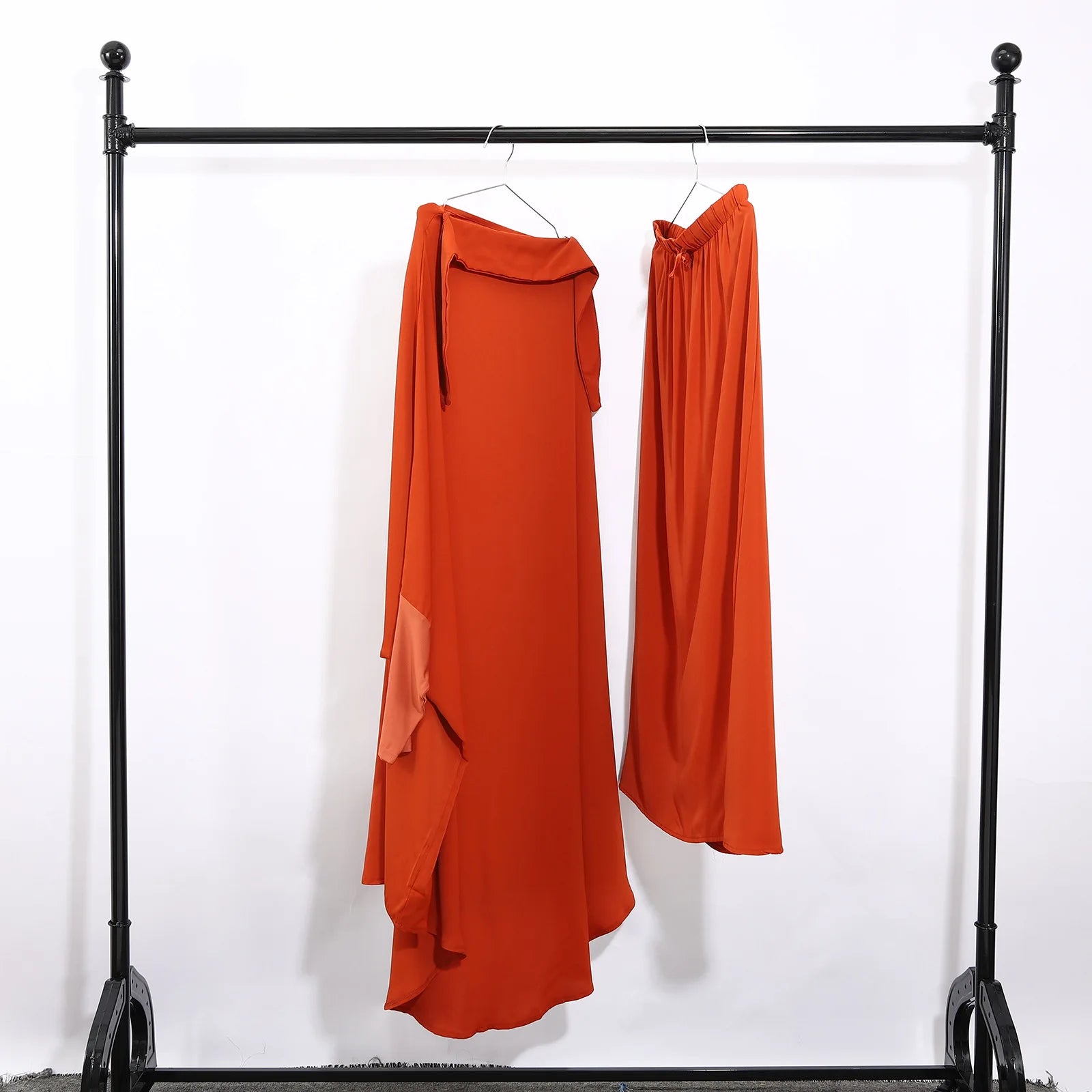 Ramadan Abayas 2 Piece Set - Hijab Dress & Khimar Prayer Garment