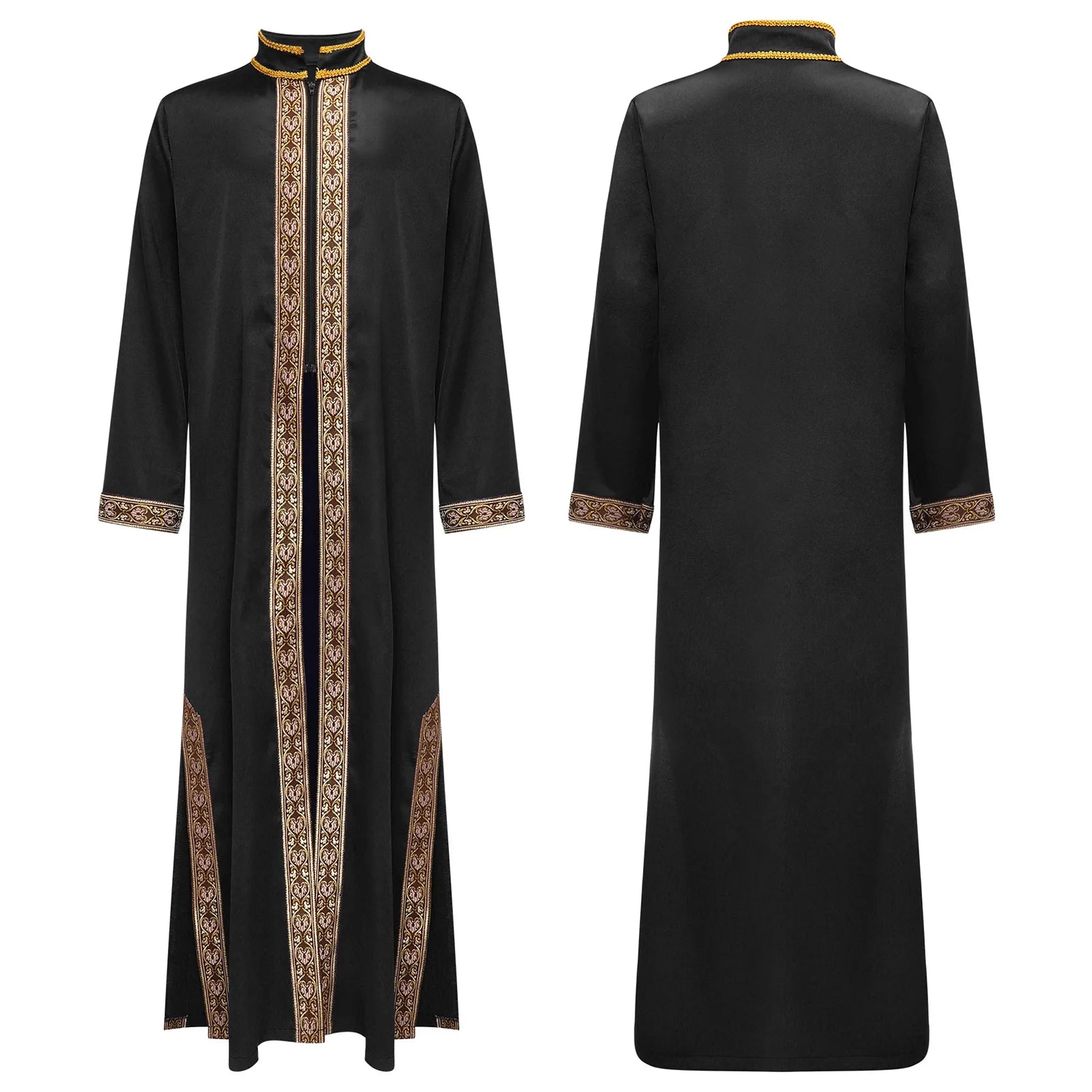 Boys Kaftans Arab Gown Long Sleeves