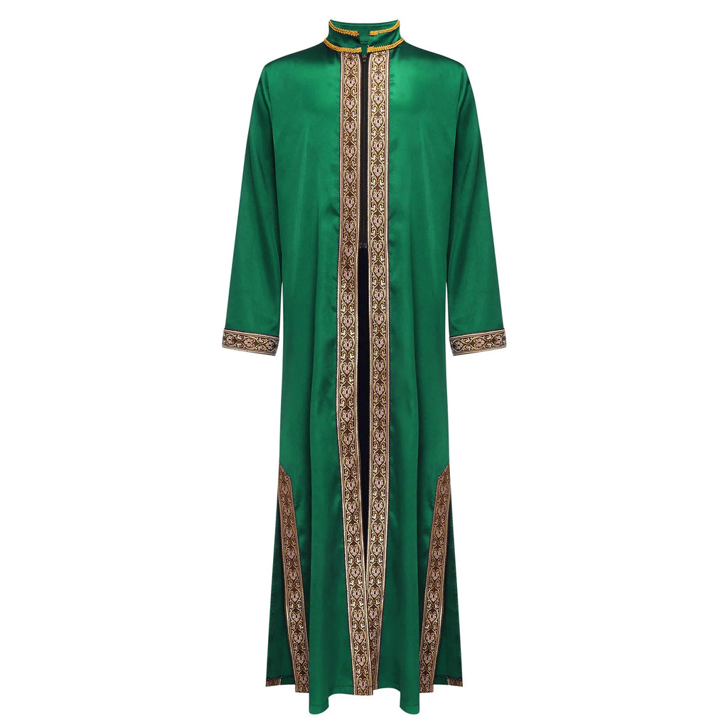 Boys Kaftans Arab Gown Long Sleeves