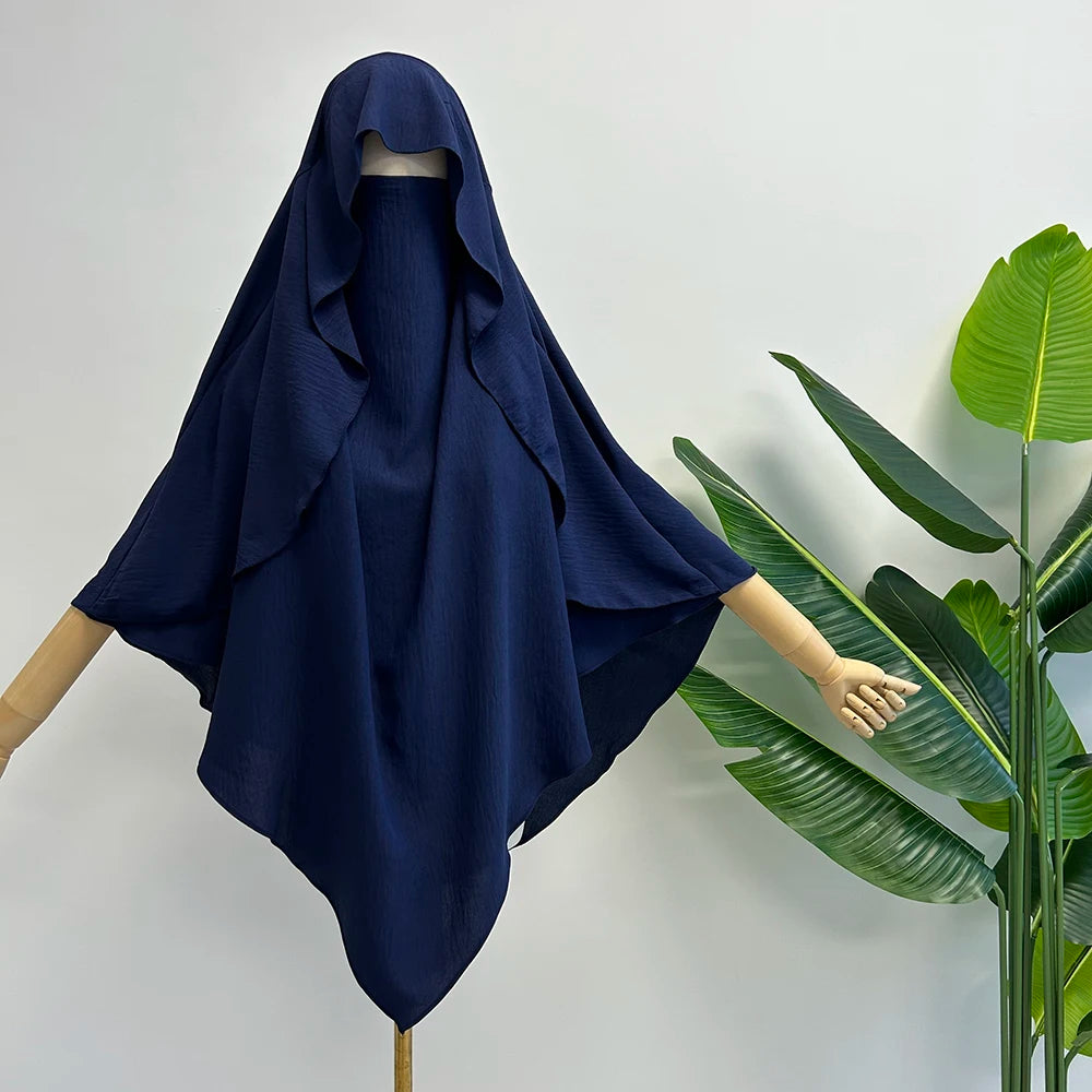 Cape Khimar with Niqab Straps