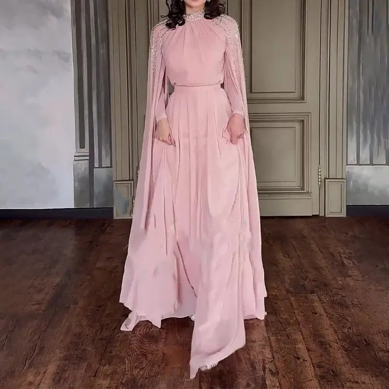 Abaya, Middle Eastern Robe Evening Gown,