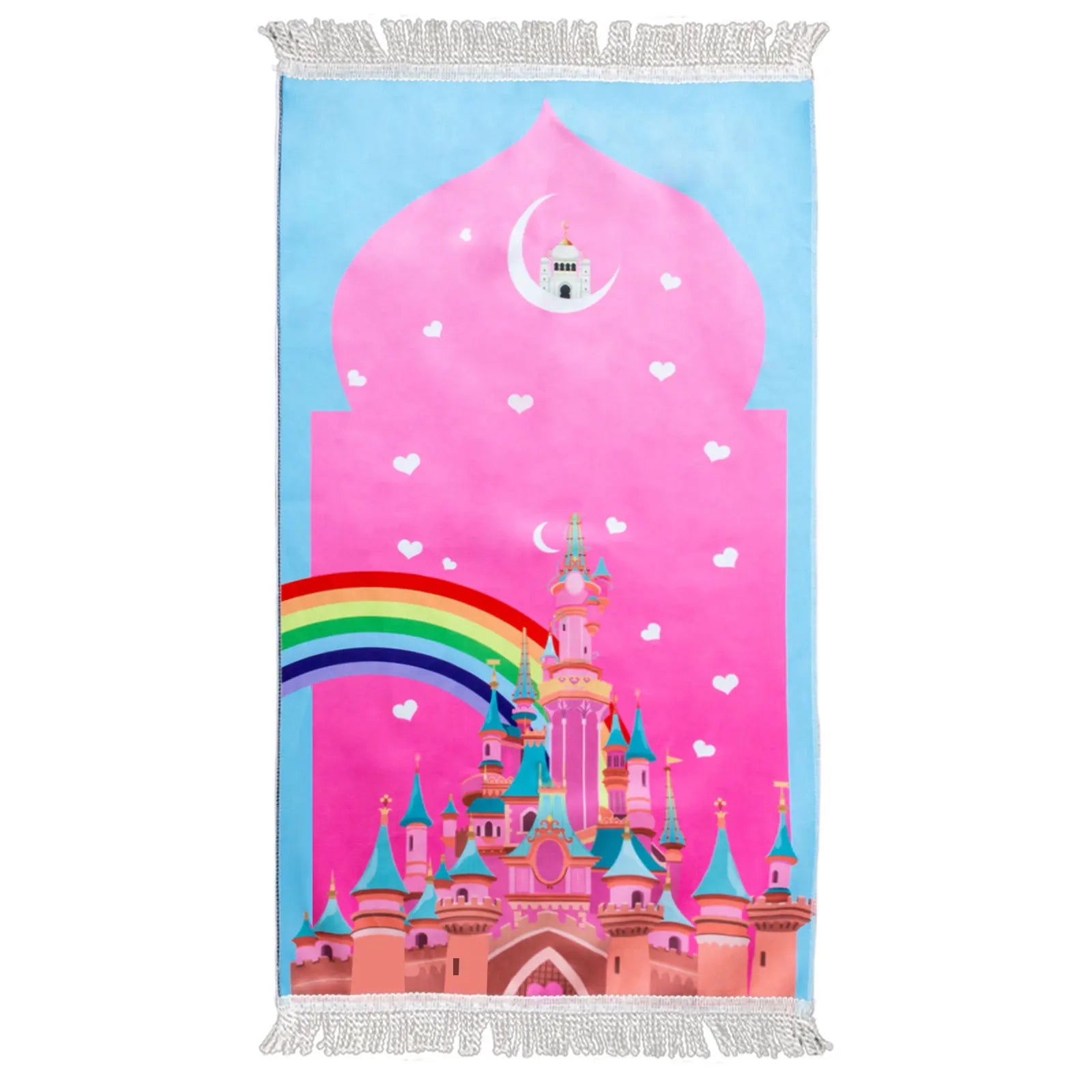Kids Prayer Mat - Portable Islamic Prayer Rug for Children