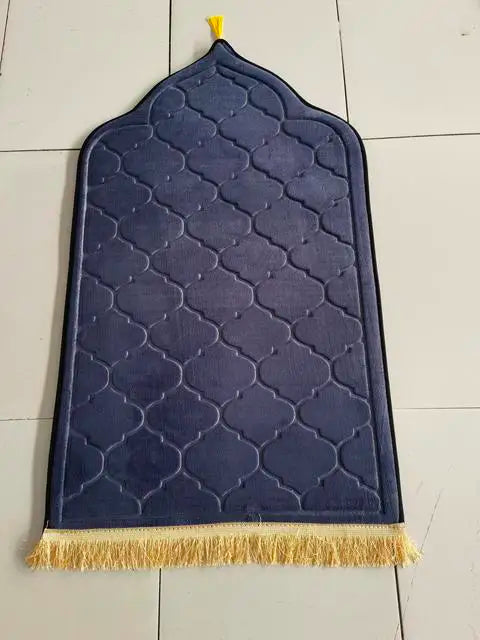 Muslim Prayer Rug - Soft Flannel Prayer Mat for Ramadan