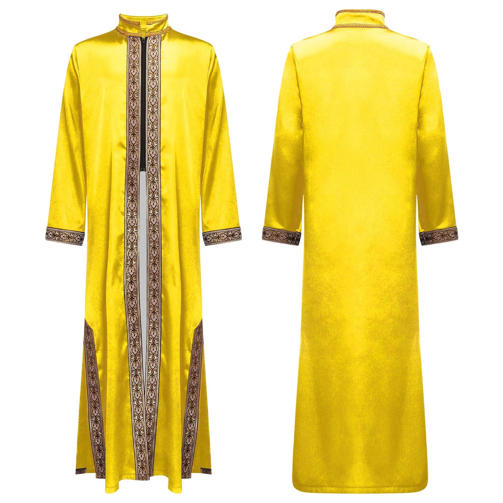 Boys Kaftans Arab Gown Long Sleeves