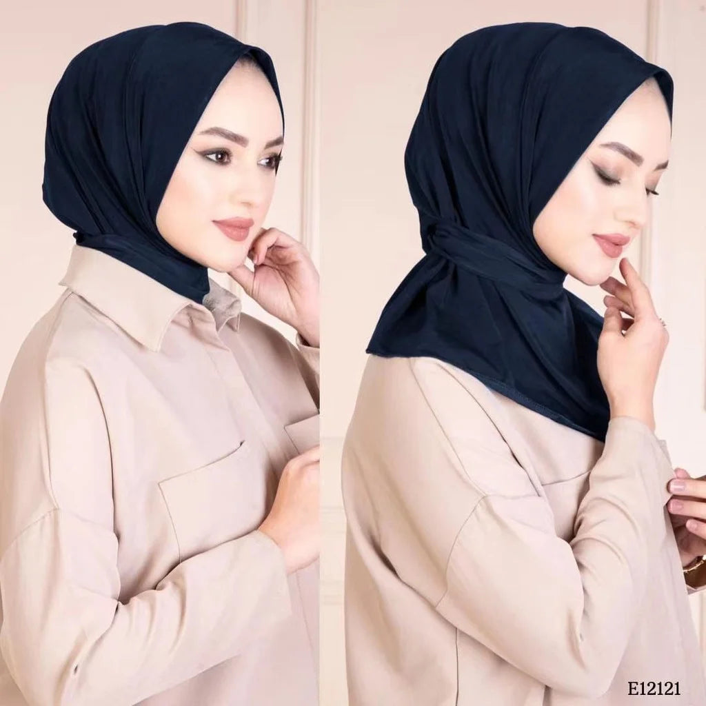 Instant Hijab Turban - Modal Satin Head Wrap