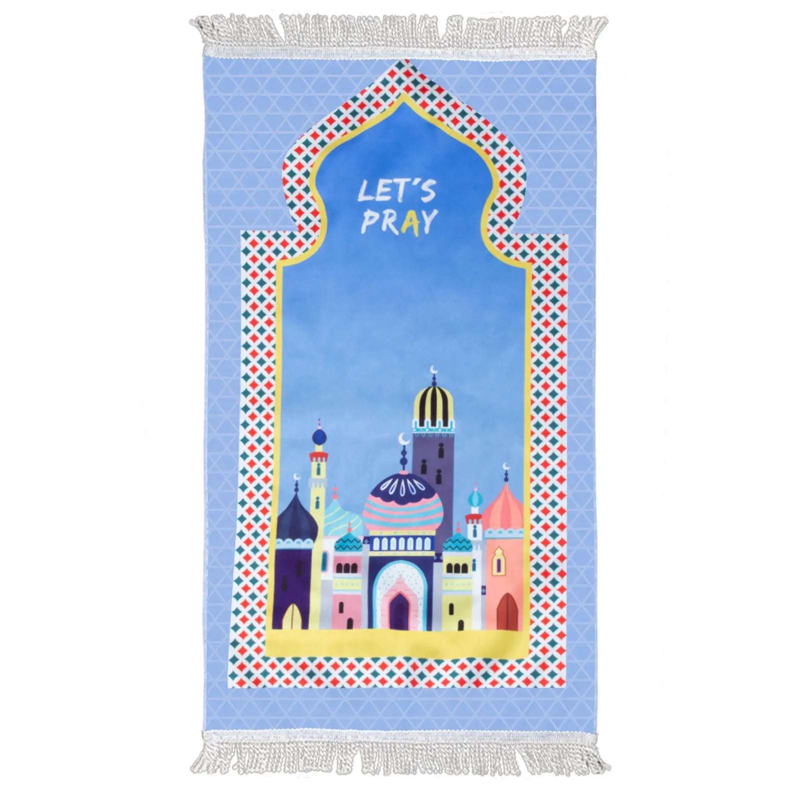 Kids Prayer Mat - Portable Islamic Prayer Rug for Children