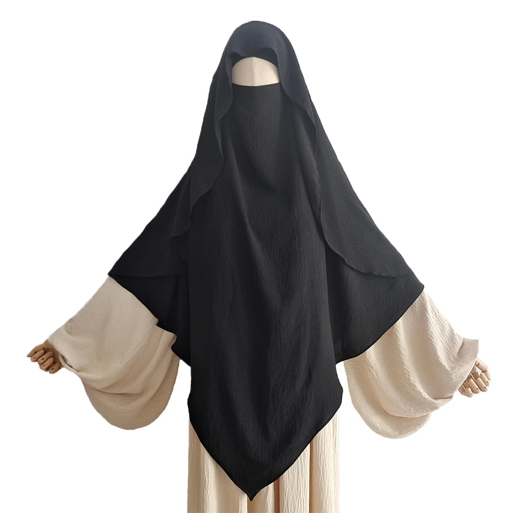 Cape Khimar with Niqab Straps