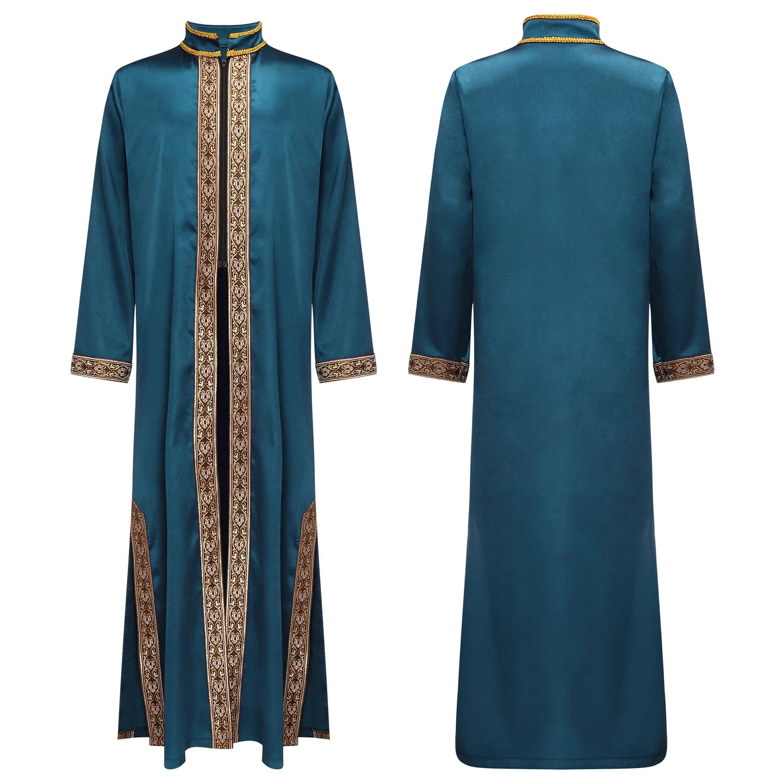 Boys Kaftans Arab Gown Long Sleeves