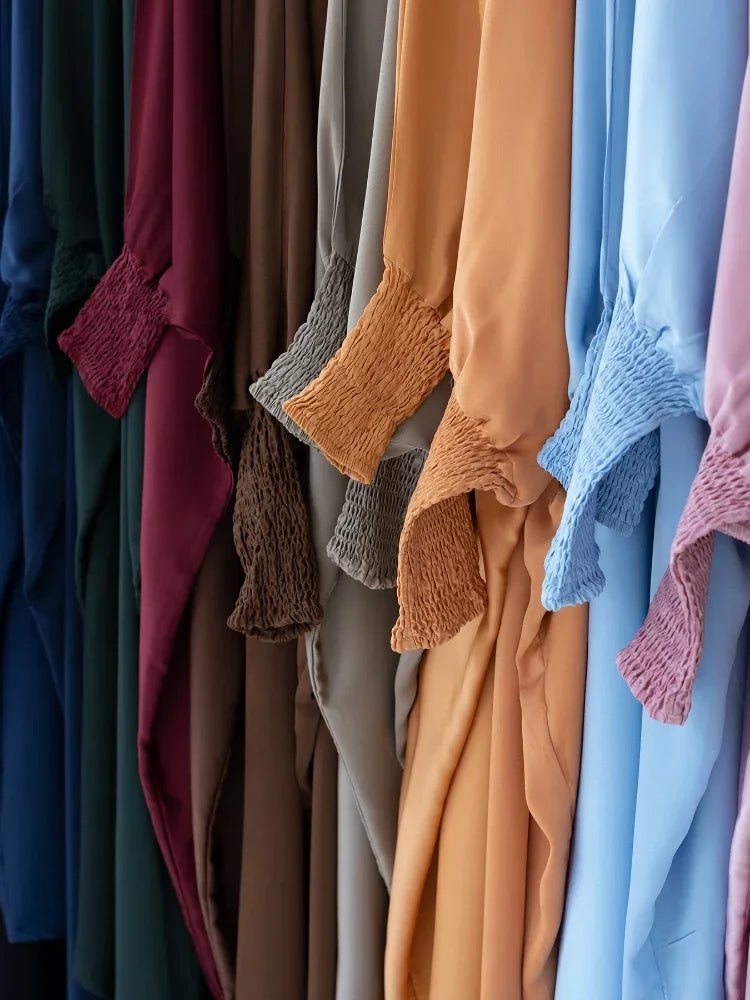 Girls Prayer Dress with Niqab - Hooded Hijab Set