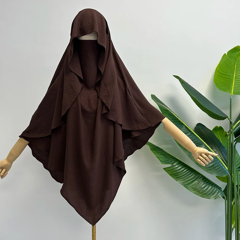 Cape Khimar with Niqab Straps
