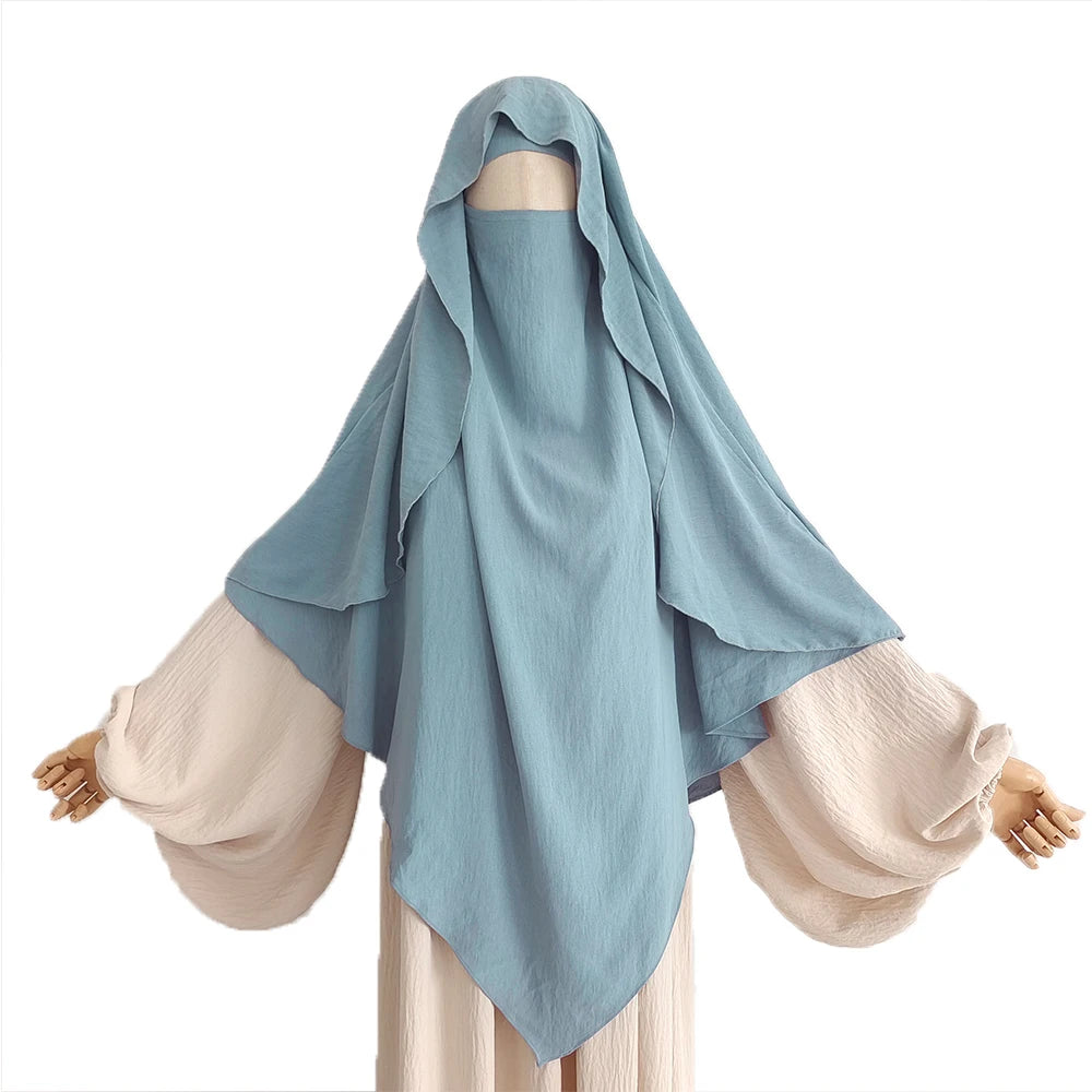 Cape Khimar with Niqab Straps